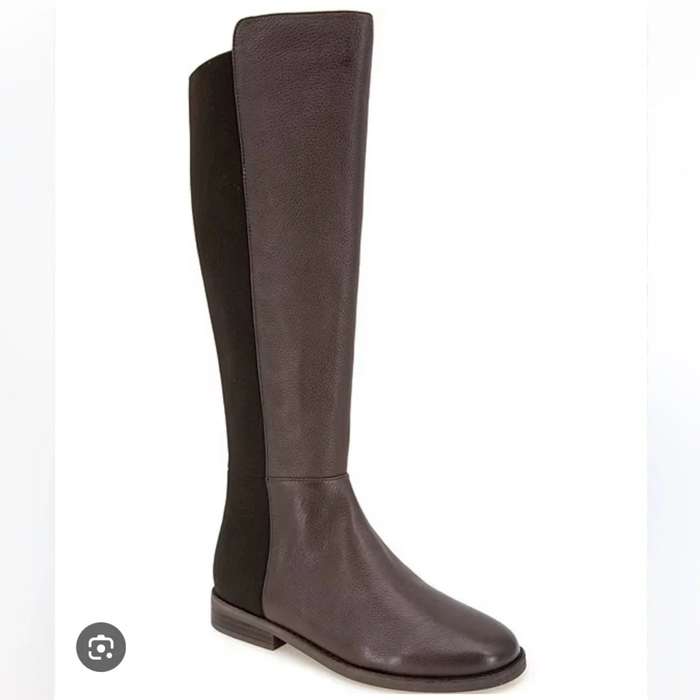 🌸GENTLE SOULS🌸 Emma 5050 Leather Elastic Tall Boots Size: 6M